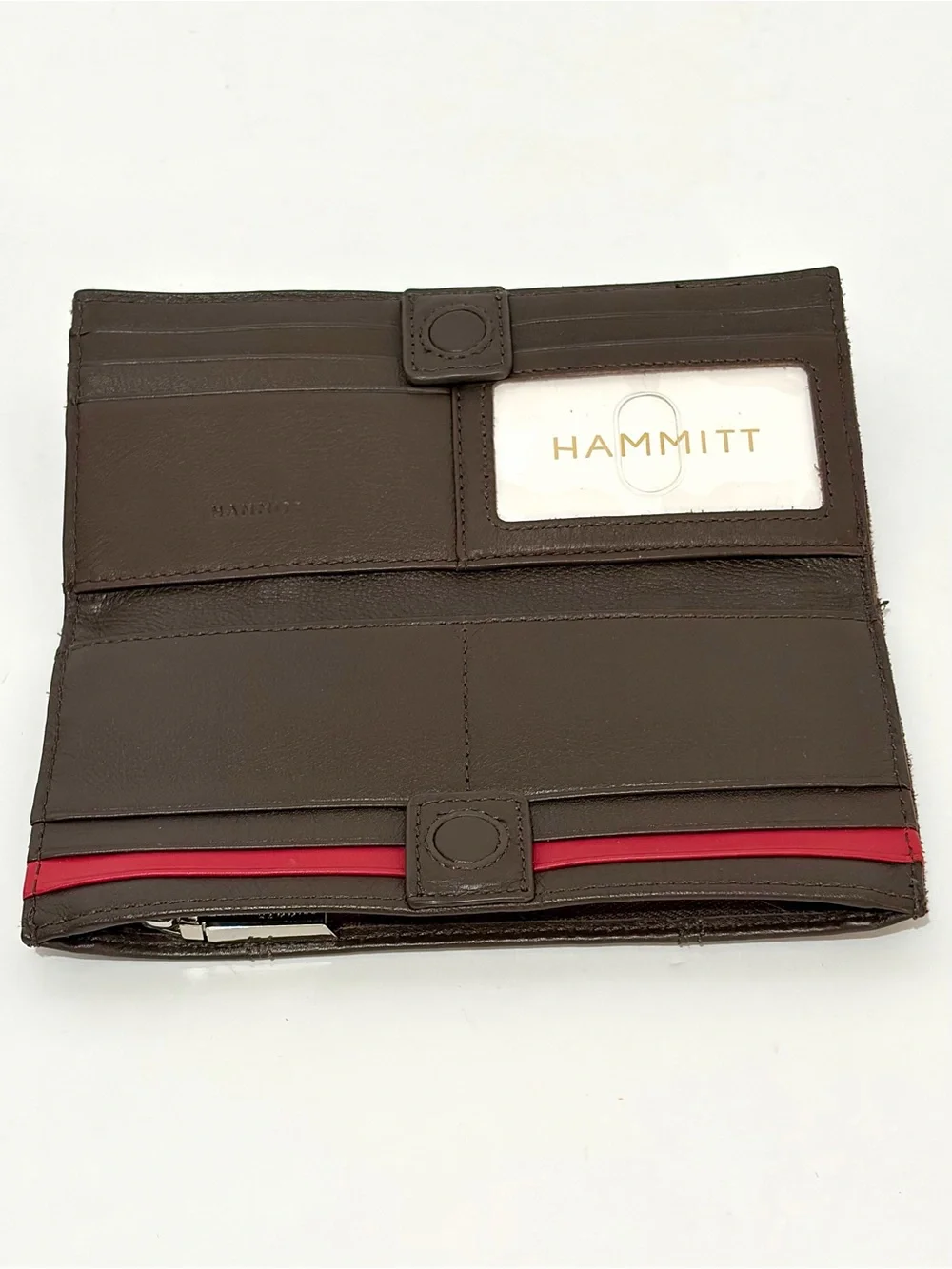 Hammitt 110 North In Espresso Pebble Leather With Shiny Silver Hardware